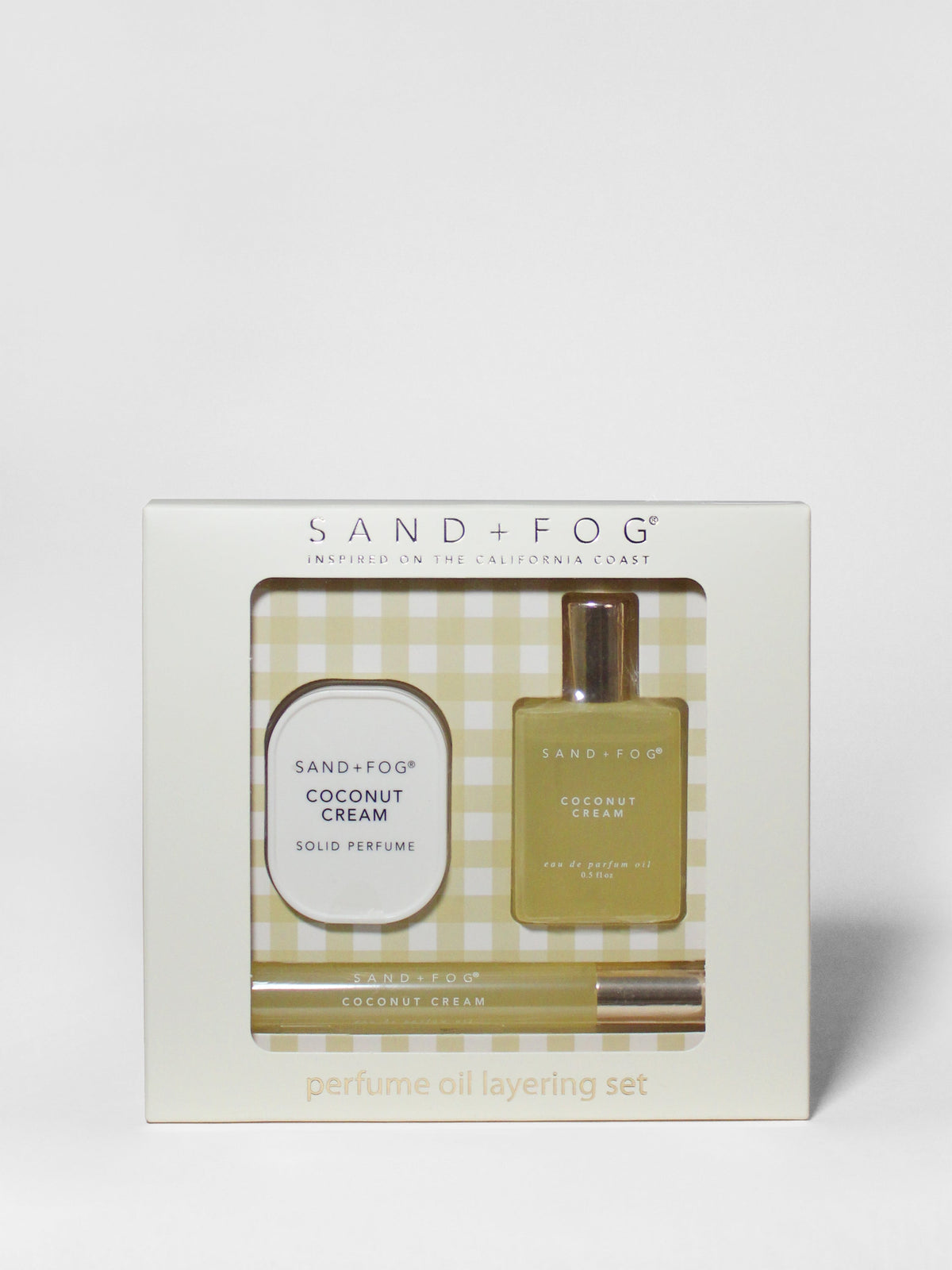 Elegant Perfume Oil Rollerballs and Solid Perfume Set - Coconut Cream