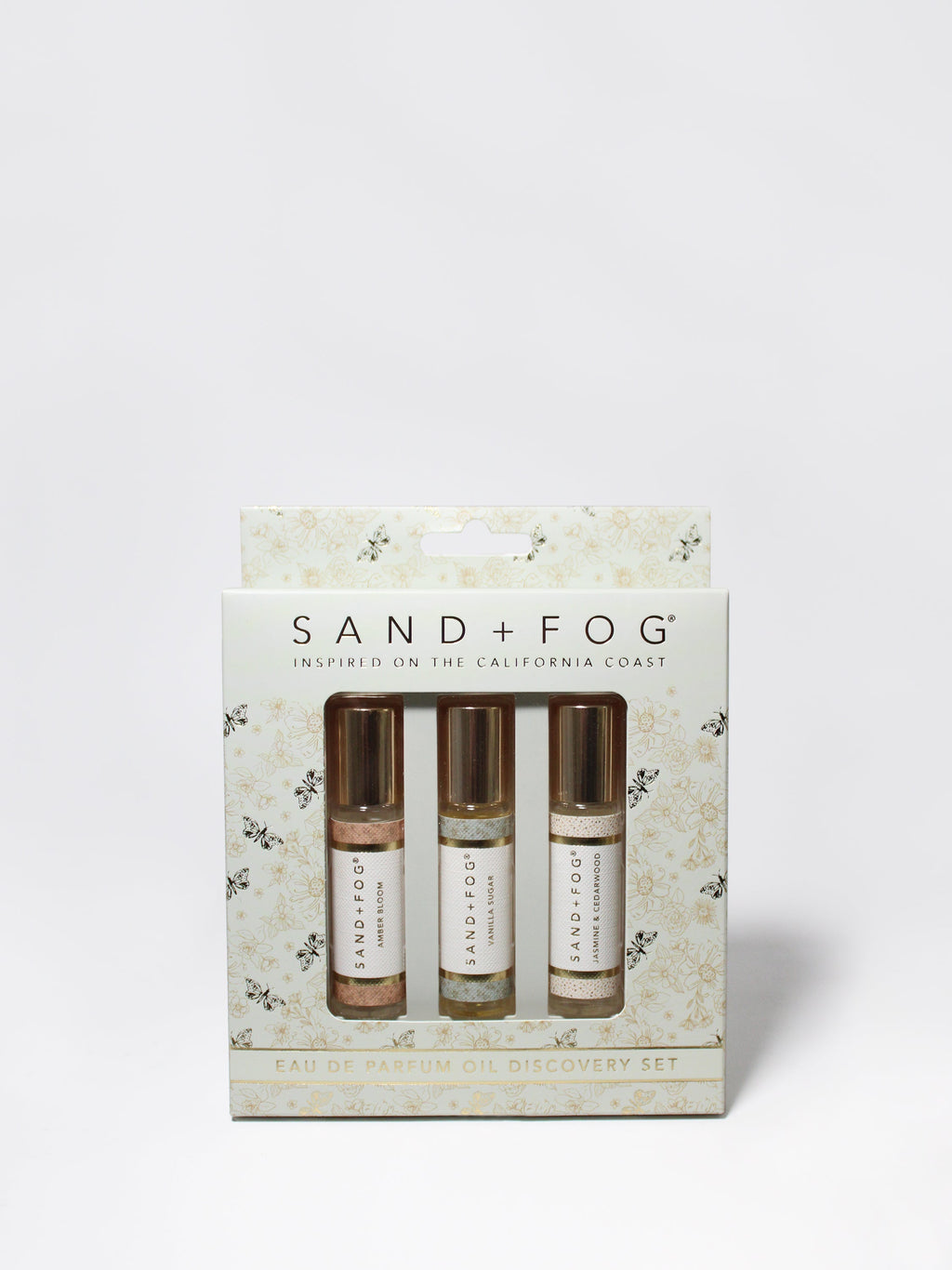 Elegant Exploratory Perfume Oil Rollerball Set - Sugared Blooms Collection