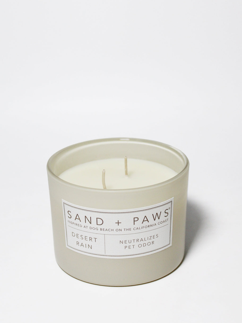 Cozy Sand + Paws Desert Rain 12 oz scented candle
