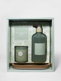 Cozy Eucalyptus Mint Hand Soap & Candle Set