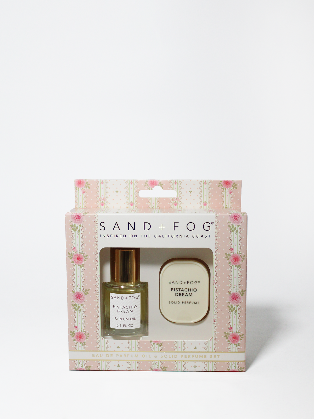 Elegant Perfume Oil Rollerball and Solid Perfume Set - Pistachio Dream