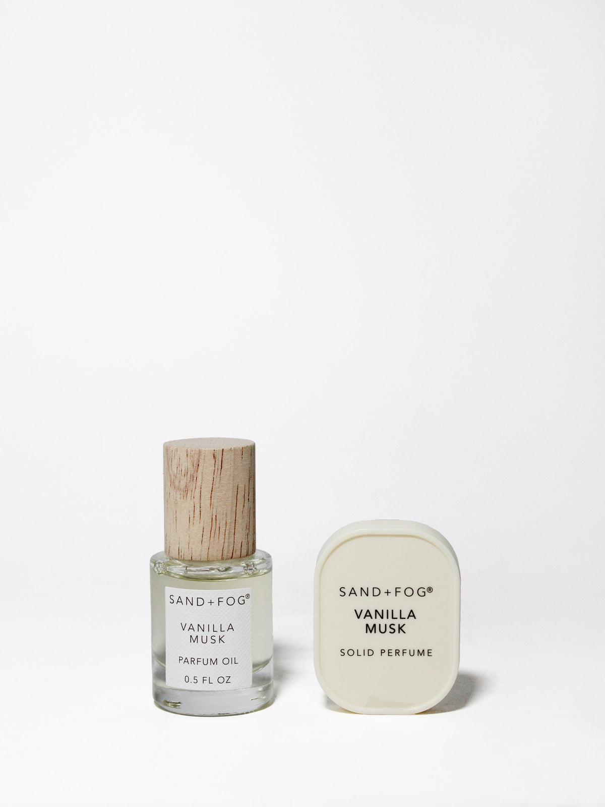 Elegant Perfume Oil Rollerball and Solid Perfume Set - Vanilla Musk