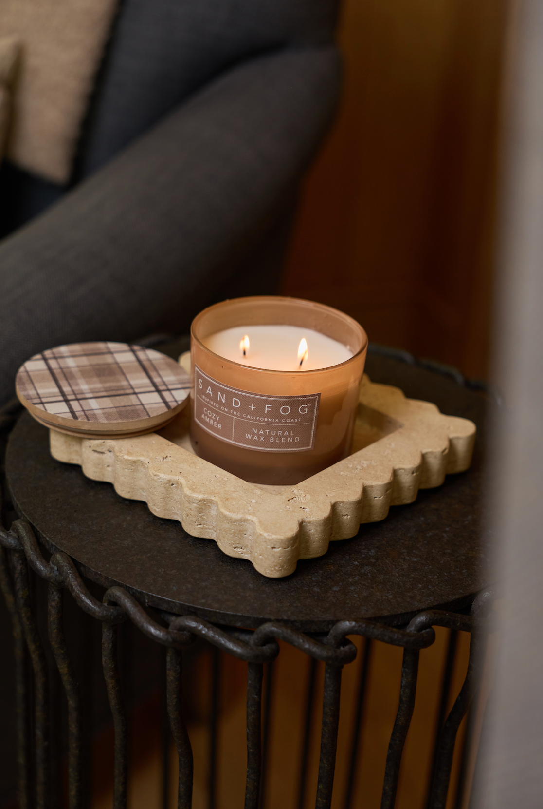 Cozy Cozy Amber 12 oz scented candle
